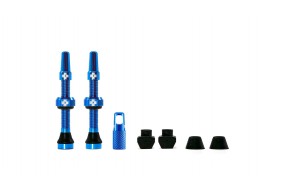 MUC-OFF Tubeless Valve Kit 44 mm Blue 