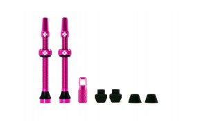 MUC-OFF Tubeless Valve Kit 60 mm Pink