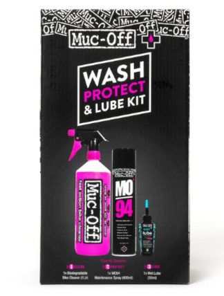 MUC-OFF Wash Protect and lube kit