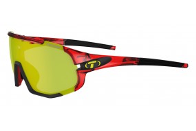 Tifosi Sledge Crystal Red Clarion Yellow/AC Red/Clear