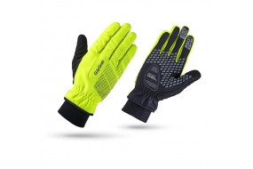 Ride Hi-Vis Windproof Winter Gloves - Fluo Yellow