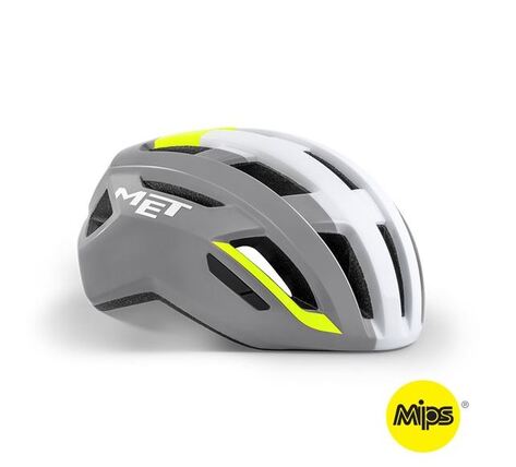 MET Helmet Vinci MIPS Grey/Yellow