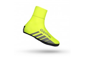 RaceThermo Hi-Vis Waterproof Winter Shoe Covers, Fluo Yellow - XL