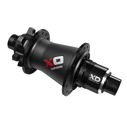 SRAM Hub X0 Black Rear Red and white boost