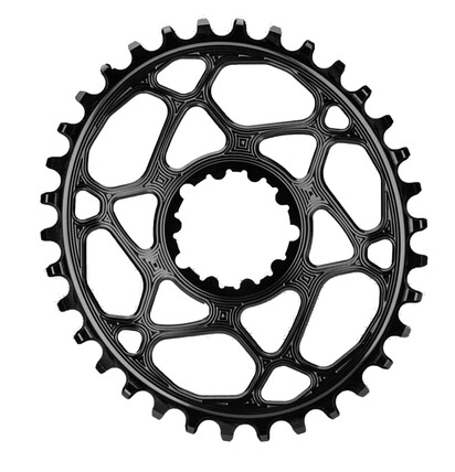 ABSOLUTEBLACK Chainring Oval Boost Black