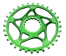 ABSOLUTEBLACK Chainring Round Cannondale Si green