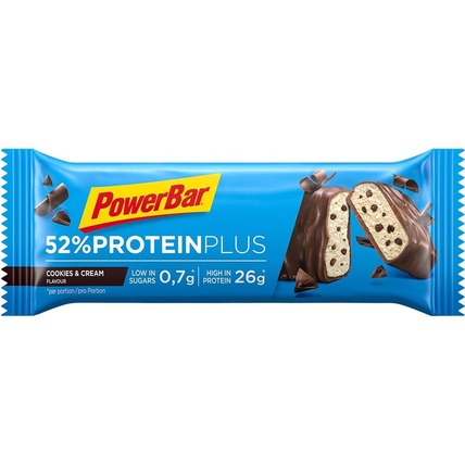 ProteinPlus 52% bar PowerBar Cookies & Cream 50g