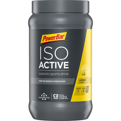 IsoActive PowerBar Lemon 600g pulver pr. bøtte