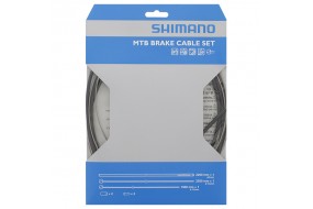 Shimano MTB rustfri sort gearkabelsæt