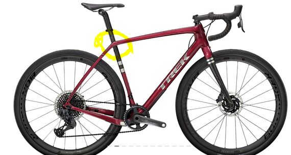 Trek Checkpoint IsoSpeed Covers Dimensions Rage Red