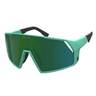 Scott Pro Shield Cykelbriller Soft Teal Green / Green Chrome