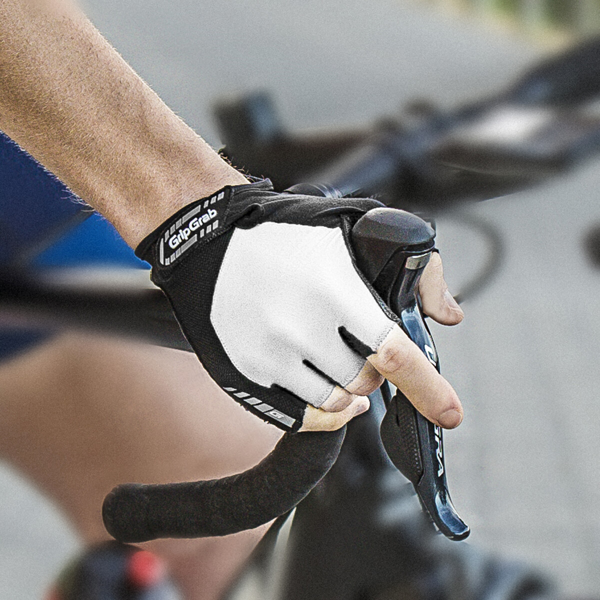 ProGel Polstret Kortfingret handsker Hvid - | GripGrab | varenr.: 100102016 |