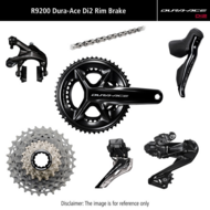 Shimano Dura Ace DI2 R9200 Fælgbremse, Gruppe, 175 mm, 52x36T, 11-30