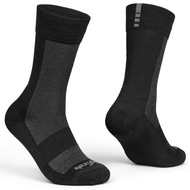 Alpine Merino High Cut Winter Socks, Black - L