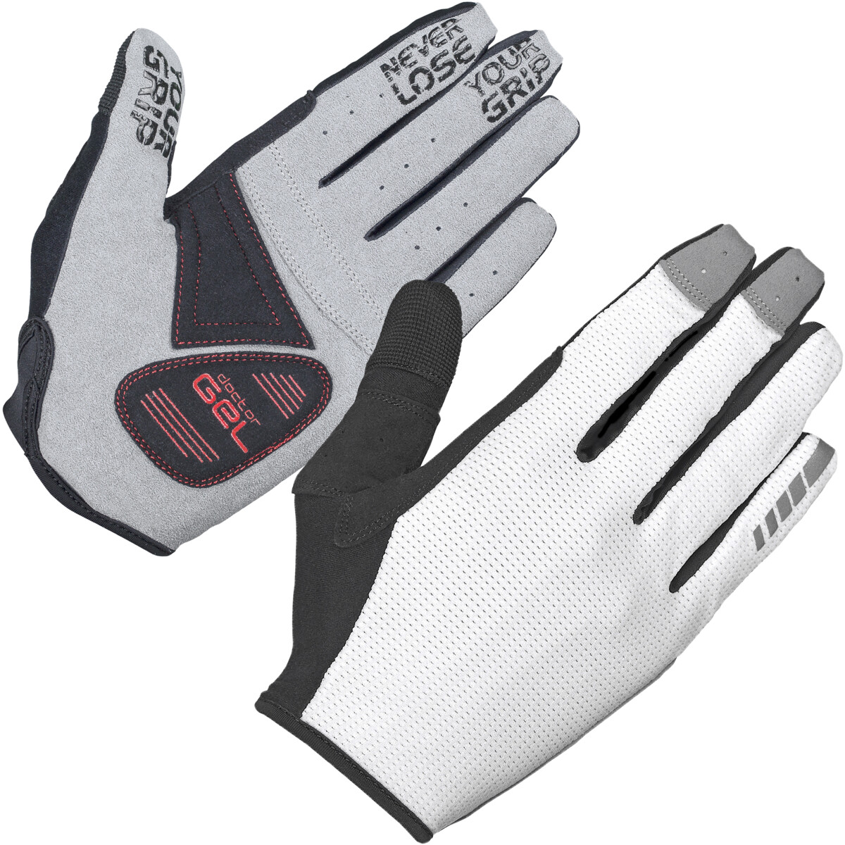 Shark handsker Hvid - M | GripGrab | varenr.: 104302015 | Køb