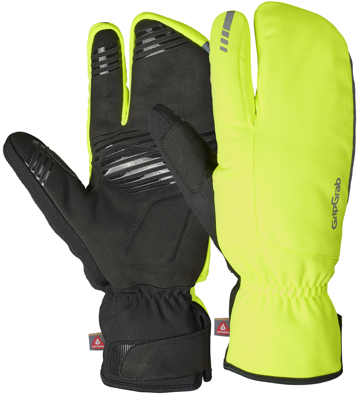 Nordic Windproof Deep Winter Lobster Gloves, Yellow - L | GripGrab | varenr.: 108108016 | Køb her