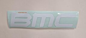 BMC Klistermærke Hvid DOWNTUBE LOGO (29X7.3 cm)