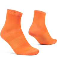 Lightweight Airflow Short Socks - Orange Hi-Vis