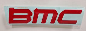 BMC Klistermærke Rød DOWNTUBE LOGO (29X7.3 cm)