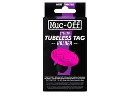 MUC-OFF Tubeless Tag Holder - Black/pink