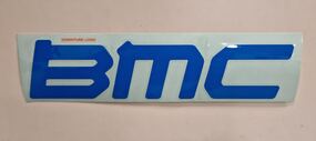 BMC Klistermærke Blå DOWNTUBE LOGO (29X7.3 cm)
