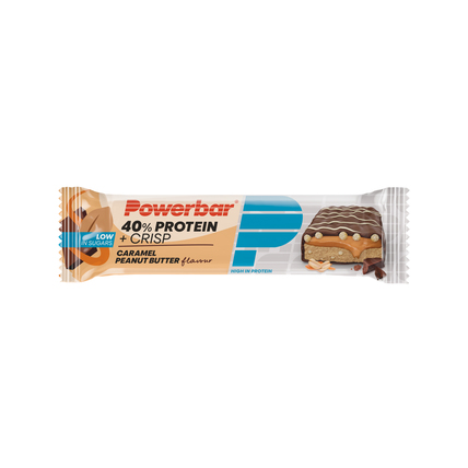 PowerBar 40% Protein Crisp Bar Caramel Peanut Butter 40g