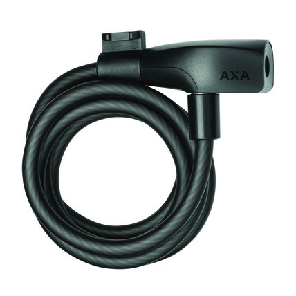 Spirallås AXA Resolute Sort 1500x8mm m.nøgle