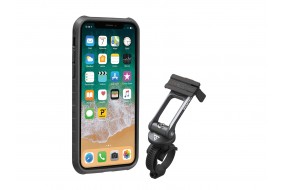 Taske RideCase iPhone X, sort/grå