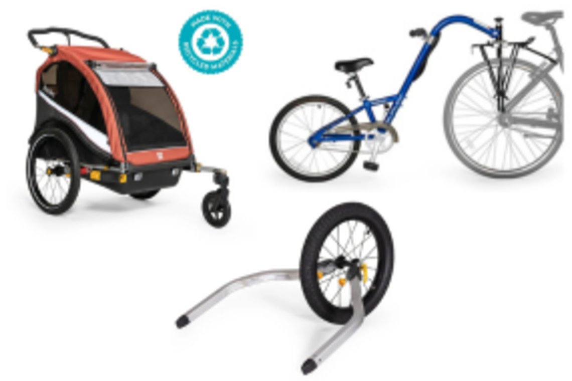 Gå til Cykeltrailer / Efterløber / Tilbehør kategorien
