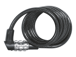 Abus Spirallås 3506 Combo - 3506C/120 black