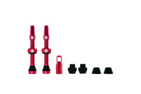 MUC-OFF Tubeless Valve Kit 44 mm Red