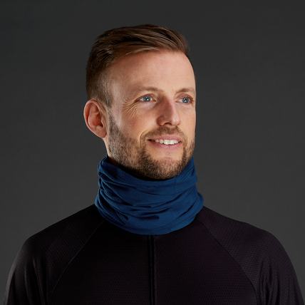 Multifunctional Merino Neck Warmer - Navy