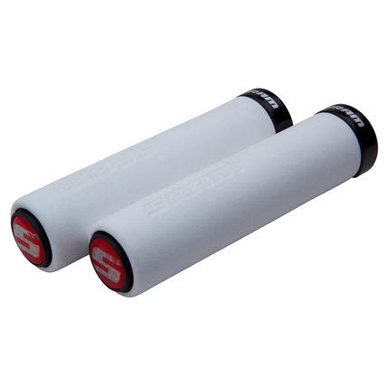 SRAM Foam Locking Grips 129mm Hvid/Sort