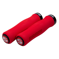 SRAM Contour Foam Locking Grips 129mm Rød
