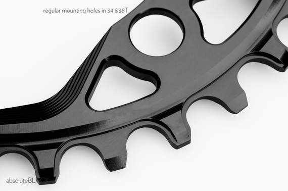 Klinge ABSOLUTEBLACK Oval MTB 104 single speed
