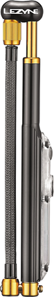 Lezyne Digital Shock Drive Forgaffel Pumpe Sort/Guld