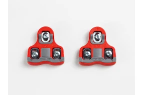 Bontrager landevej klikpedal 6-graders klampesæt Rød