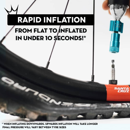 Peaty's Holeshot CO2 Tyre Inflator Head Bourbon