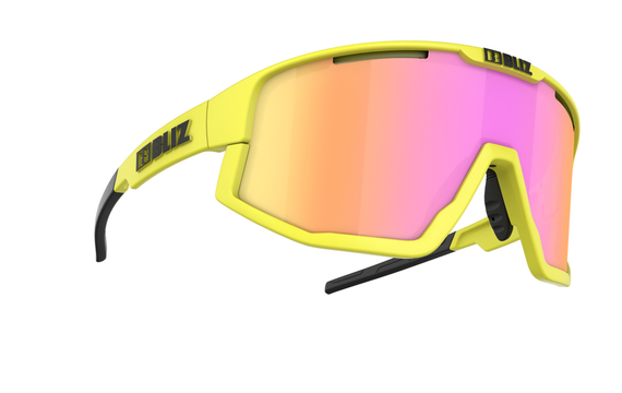 Bliz Fusion Purple Multi Lens Neon Yellow