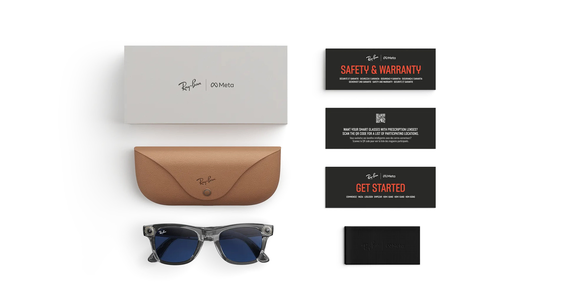 Ray-Ban Meta Wayfarer Gen 2 Clear Transitions Sapphire Grey