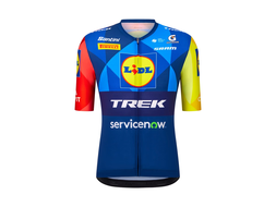 Santini Lidl-Trek Replica Race Cykeltrøje Dark Blue