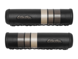 Electra Retro Stripe Grips 125/125mm Sort/Brun