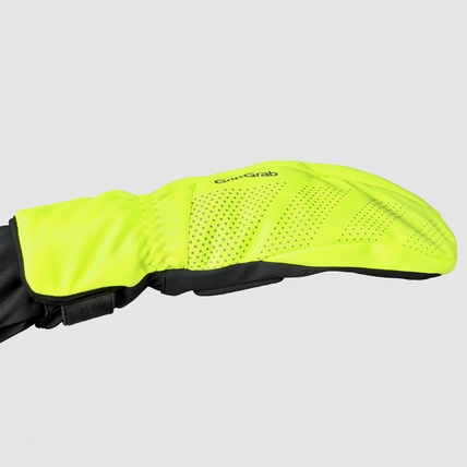 GripGrab Ride Vindtætte Lobster Vinterhandsker Yellow Hi-Vis
