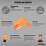 GripGrab Lightweight Sommer Cykelkasket Orange