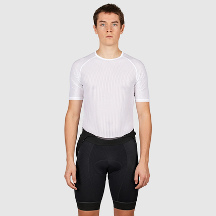 Ultralight Mesh Short Sleeve Base Layer - White