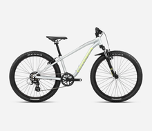 Orbea MX XC Halo Silver - Spicy Lime 24" 7-9år