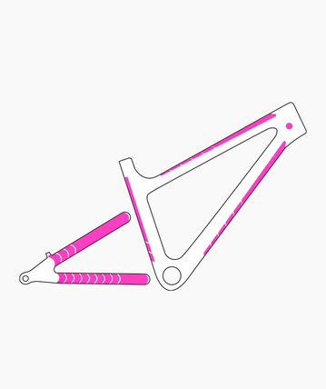 MUC-OFF Frame protector DH/Enduro/Trail - Camo