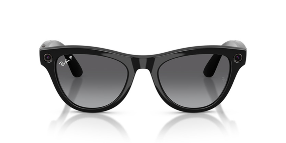 Ray-Ban Meta Skyler Gen 2 Polarized Black Shiny Black
