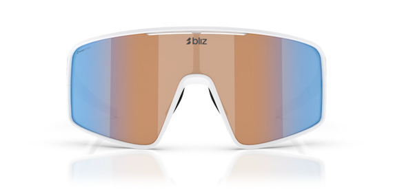 Bliz P001 Matte White Coral Orange Mirror Blue XL Bliz P001 Matte White Coral Orange Mirror Blue XL