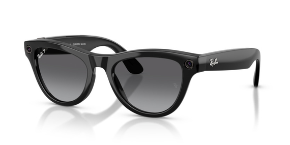 Ray-Ban Meta Skyler Gen 2 Polarized Black Shiny Black